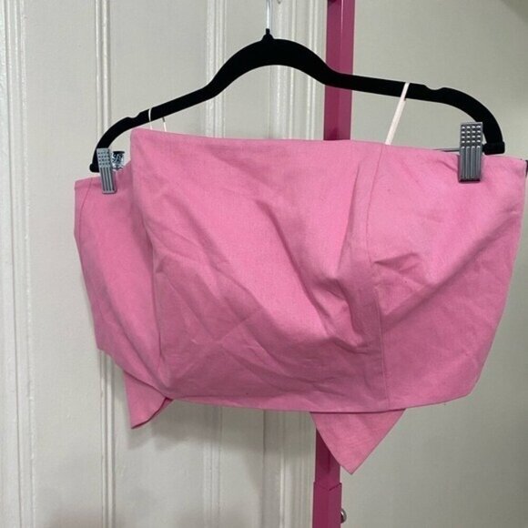 NWOT HUTCH  Delphine Strapless Bow-Back Top - Picture 9 of 10